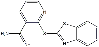2-(1,3-benzothiazol-2-ylsulfanyl)pyridine-3-carboximidamide