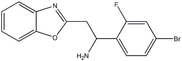 2-(1,3-benzoxazol-2-yl)-1-(4-bromo-2-fluorophenyl)ethan-1-amine Structure