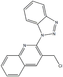 2-(1H-1,2,3-benzotriazol-1-yl)-3-(chloromethyl)quinoline