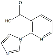 2-(1H-imidazol-1-yl)nicotinic acid Structure