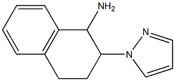 2-(1H-pyrazol-1-yl)-1,2,3,4-tetrahydronaphthalen-1-amine|