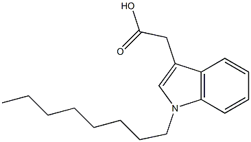 2-(1-octyl-1H-indol-3-yl)acetic acid Structure
