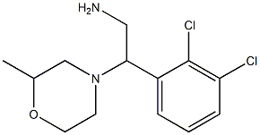 2-(2,3-dichlorophenyl)-2-(2-methylmorpholin-4-yl)ethanamine Structure