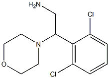 2-(2,6-dichlorophenyl)-2-(morpholin-4-yl)ethan-1-amine Structure