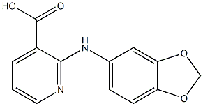 2-(2H-1,3-benzodioxol-5-ylamino)pyridine-3-carboxylic acid Structure