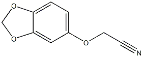2-(2H-1,3-benzodioxol-5-yloxy)acetonitrile Structure