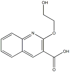2-(2-hydroxyethoxy)quinoline-3-carboxylic acid
