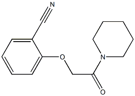 2-(2-oxo-2-piperidin-1-ylethoxy)benzonitrile Structure