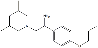 2-(3,5-dimethylpiperidin-1-yl)-1-(4-propoxyphenyl)ethan-1-amine