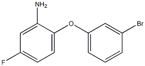 2-(3-bromophenoxy)-5-fluoroaniline Struktur
