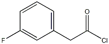 2-(3-fluorophenyl)acetyl chloride Structure