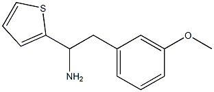 2-(3-methoxyphenyl)-1-(thiophen-2-yl)ethan-1-amine