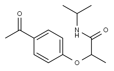 2-(4-acetylphenoxy)-N-(propan-2-yl)propanamide