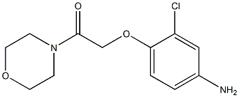 2-(4-amino-2-chlorophenoxy)-1-(morpholin-4-yl)ethan-1-one Structure