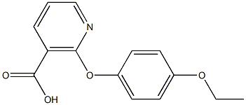 2-(4-ethoxyphenoxy)nicotinic acid Structure