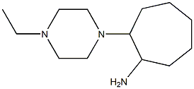 2-(4-ethylpiperazin-1-yl)cycloheptanamine Structure