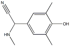 2-(4-hydroxy-3,5-dimethylphenyl)-2-(methylamino)acetonitrile