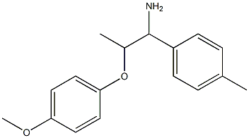 2-(4-methoxyphenoxy)-1-(4-methylphenyl)propan-1-amine