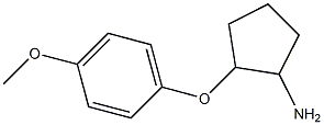 2-(4-methoxyphenoxy)cyclopentanamine Struktur