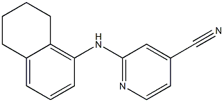  2-(5,6,7,8-tetrahydronaphthalen-1-ylamino)pyridine-4-carbonitrile