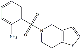 2-(6,7-dihydrothieno[3,2-c]pyridin-5(4H)-ylsulfonyl)aniline