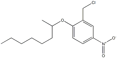 2-(chloromethyl)-4-nitro-1-(octan-2-yloxy)benzene 结构式