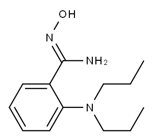 2-(dipropylamino)-N'-hydroxybenzene-1-carboximidamide Structure