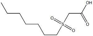 2-(heptane-1-sulfonyl)acetic acid Structure