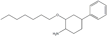 2-(heptyloxy)-4-phenylcyclohexan-1-amine Structure