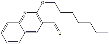 2-(heptyloxy)quinoline-3-carbaldehyde 结构式