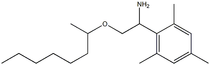2-(octan-2-yloxy)-1-(2,4,6-trimethylphenyl)ethan-1-amine|