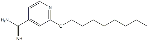 2-(octyloxy)pyridine-4-carboximidamide Structure