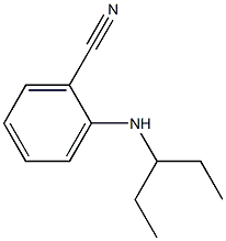 2-(pentan-3-ylamino)benzonitrile Struktur