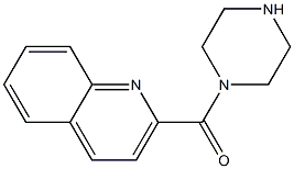 2-(piperazin-1-ylcarbonyl)quinoline Structure