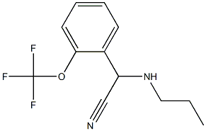 2-(propylamino)-2-[2-(trifluoromethoxy)phenyl]acetonitrile