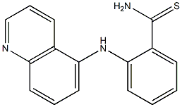 2-(quinolin-5-ylamino)benzene-1-carbothioamide Structure