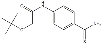 2-(tert-butoxy)-N-(4-carbamothioylphenyl)acetamide