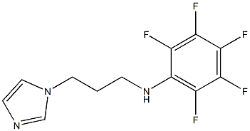 2,3,4,5,6-pentafluoro-N-[3-(1H-imidazol-1-yl)propyl]aniline