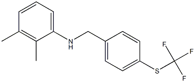 2,3-dimethyl-N-({4-[(trifluoromethyl)sulfanyl]phenyl}methyl)aniline