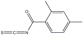 2,4-dimethylbenzoyl isothiocyanate Structure