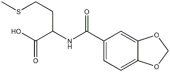 2-[(1,3-benzodioxol-5-ylcarbonyl)amino]-4-(methylthio)butanoic acid
