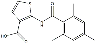 2-[(2,4,6-trimethylbenzene)amido]thiophene-3-carboxylic acid
