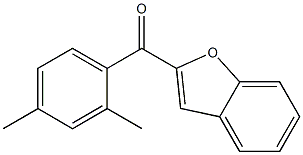 2-[(2,4-dimethylphenyl)carbonyl]-1-benzofuran Structure