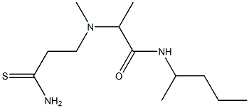 2-[(2-carbamothioylethyl)(methyl)amino]-N-(pentan-2-yl)propanamide