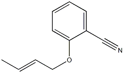 2-[(2E)-but-2-enyloxy]benzonitrile Struktur