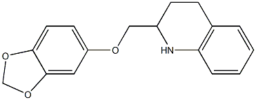 2-[(2H-1,3-benzodioxol-5-yloxy)methyl]-1,2,3,4-tetrahydroquinoline
