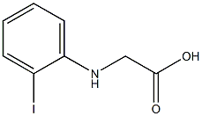 2-[(2-iodophenyl)amino]acetic acid Structure