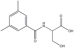 2-[(3,5-dimethylbenzoyl)amino]-3-hydroxypropanoic acid