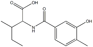 2-[(3-hydroxy-4-methylbenzoyl)amino]-3-methylpentanoic acid|