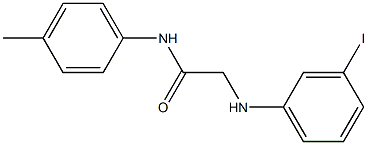 2-[(3-iodophenyl)amino]-N-(4-methylphenyl)acetamide